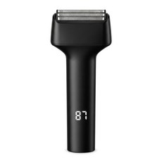 往復式剃鬚刀 1.5小時充電 IPX7防水 7500RPM, 啞光黑-往復式三頭剃鬚刀, 剃毛, 剃毛