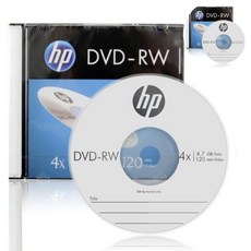 디지털 HP DVD-RW 슬림 1장 4.7GB 4x, 본상품