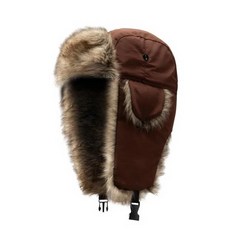 방수 모자 야외 귀 보호 스키 눈 겨울, 1개, 2. Coffee color