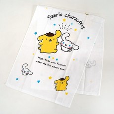 일본 정품 산리오 수건 캐릭터 페이스타올 선물, 시나모롤, 1개