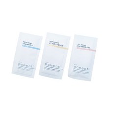 여행용 8ml 위드모먼트 샴푸20개+린스20개+바디워시20개 총60개 일회용 휴대용, 1개