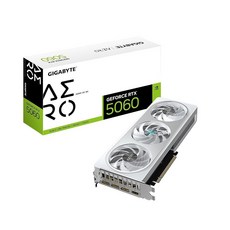 미국출고 평점4.5+ 157769 GIGABYTE Gece RTX 5060 AERO OC 8G 그래픽 카드 8GB 128비트 GDDR7 PCIe 5.0 WINDCE 냉각, 미국출고 평점4.5+ 157769 GIGABYTE Ge
