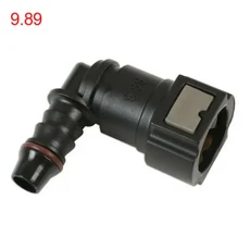 자동차 연료 라인 커플러 호스 ID8 7.89 고무 나일론 오일 파이프 어댑터 분리 해제 커넥터, 07 9.89-ID8 straight, 01 China Mainland