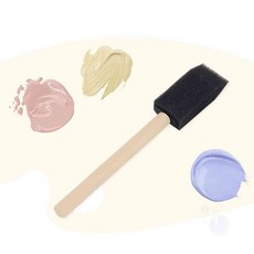 헌군 스폰지 붓 2.5cm 나무붓