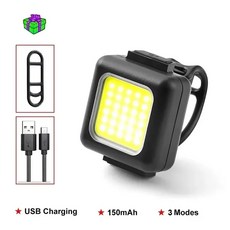 BU LOS 도로 손전등 MTB COB 후면 전면 산악 램프 자전거 사이클링 라이트 LED 충전식, M4 WHITE 150mAh