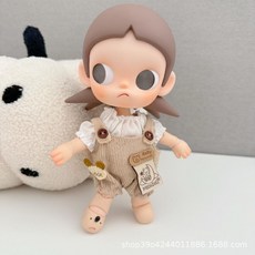 팝마트 지거 Zsiga 액션 피규어 20cm 1/8 BJD 인형 인형옷 팬츠 화이트 티셔츠 세트, 가지 누나의 옷에는 인형이 포함되어 있지 않다, 베이지 팬츠+화이트 티셔츠 세트