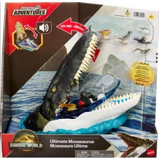 JURASSIC WORLD REBIRTH Micro Adventures 終極滄龍，內含6隻微型恐龍公仔, 1個