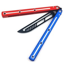 트레이너 발리송 KOB-30 연습용 나비칼, TC-30BRE, 1개, 블루+레드