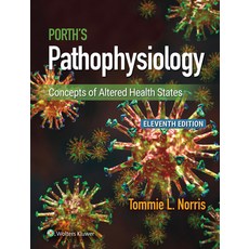(영문도서) Porth's Pathophysiology: Concepts of Altered Health States Hardcover, LWW, English, 9781975176846