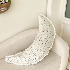 taeon 냉감인형 쿨링베게 애착인형 쿨링 롱쿠션 인형, 달 블루 [약 97cm]