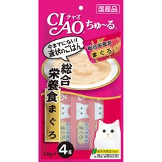 CIAO 啾嚕 貓肉泥 56公克, 56g, 1個, 綜合營養食 鮪魚 SC-147