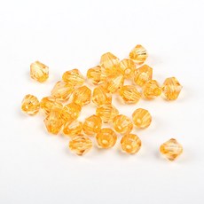 크리스탈 비즈 주판알 6mm 8mm 10mm 마름모 비즈공예재료, A4742. 오렌지, 1세트