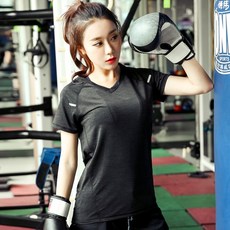 大碼速乾運動T恤女裝胖妹妹200斤健身上衣胖mm跑步夏裝寬鬆瑜伽服