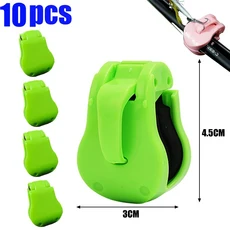 다기능 루어 바다 낚싯대 고정 보관 미끄럼 방지 보호용 범용 ABS 홀더 4.5x3x3cm, 05 Orange-10pcs