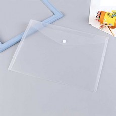 A4투명 10매입 서류보관화일 똑딱이파일 스냅클리어수납, 1개, 1매입