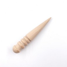 가죽공예용 원뿔 우드 슬리커 마감용 토코놀작업, 1개