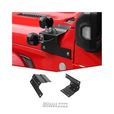 BIZOCO A Pillar Light Mount – Dual LED Work Stand Fits Jeep Wrangler JL Gladiator JT 2018–2025 Of