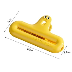 스낵 씰링 클립 식품 보존 방습 다기능 사무실 롱 테일, 04 Yellow