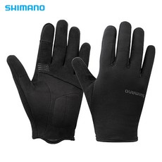 시마노 라이트 써멀 자전거 겨울 장갑, 블랙, 1세트