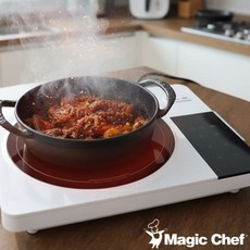 MagicChef KW 1구 인덕션 2000W 고화력 전기레인지 세라믹 핫플레이트 전기렌지, 프리스탠딩, 매직쉐프 전기레인지