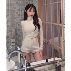 2JKL 高領長袖修身運動上衣 多色可選 時尚百搭 舒適親膚