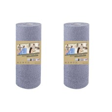 4M 재사용 가능한 주방 행주 침실용 물티슈 흡수성 종이 대체 걸레 세탁 롤 청소용 거실 타월, 2 rolls grey