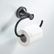 욕실 변기 종이 거치대 로브 후크 개폐식 수건 막대 블랙 아연 합금 EL852, 10 Toilet Paper Holder