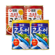 샘표 고등어 400g x 2p + 조림전용 고등어 400g x 2p, 1세트