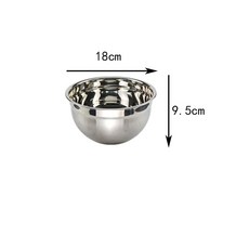 스테인레스 스틸 믹싱 세트 요리 주방 도구 샐러드 24 세트 그릇 22 보관 18 20