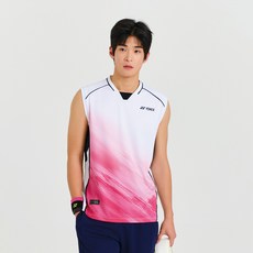 요넥스 261TR001M 배드민턴 남성 민소매 게임 티셔츠