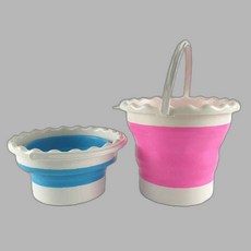 대용량 접이식 미술물통 원형 미술물통, 본상품