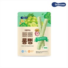 베베쿡 처음먹는 빼빼롱뻥 1봉 사과/자색고구마/단호박/청포도, 청포도 1봉