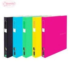 청운 칼라칩 3공D링바인더 3cm PP녹색, 상세페이지 참조, 1개