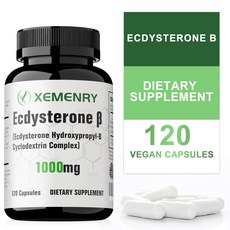 에크디스테론 1000mg - 에너지 퍼포먼스 근육 건강 및 빠른 회복 지원, 1개, 60정