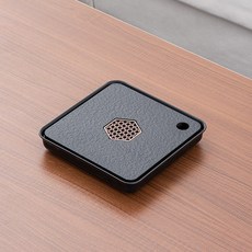 茶盤 家用 小型 仿烏金石 功夫茶具 乾泡盤, 小四方 - 六角 - 蓄水 - 20*20cm, 1個