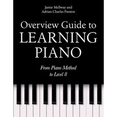 (영문도서) Overview Guide to Learning Piano: From Piano Method to Level 8 Paperback, Scholarly Steps Publishing, English, 9781998434633