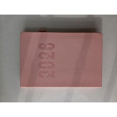 DOA양지 2026년 날짜형 노트 플래너 A5 다이어리 업무용 수첩 일기장 만년다이어리 노트, 핑크, 1개