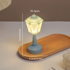 1:12 인형 집 미니어처 꽃봉오리 테이블 램프 야간 조명 가구 홈 모델 장식 장난감 액세서리, A5