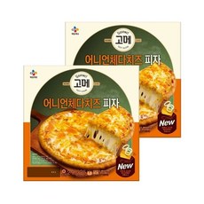 CJ제일제당 고메 어니언 체다치즈 피자 325g x2개