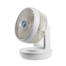 보국 리모컨 에어 써큘레이터 선풍기 3D 입체회전 화이트