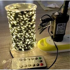 홈피쉬 태양광 랜턴 LED 조명 백색 야외 방수 센서 정원등 장식용 걸이형 빈 디자인, 옵션 1, 플러그, 50m 500led