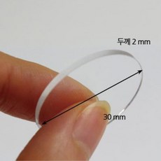 만들기재료용 볼록렌즈 돋보기 유리 4개세트 사각루페