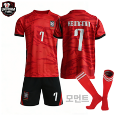 2627 월드컵 대한민국 한국 국가대표 손흥민 이강인 키즈 주니어 아동 성인 운동복 트레이닝 반팔티 축구 유니폼 호환상품