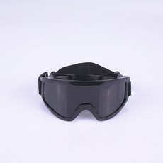 安全帽頭盔護目鏡 摩托車護目鏡 戶外眼鏡 自行車眼鏡 運動眼鏡 防護眼鏡 運動眼鏡 腳踏車護目鏡 機車護目鏡 防風 防塵, 黑框黑色鏡片, 1個