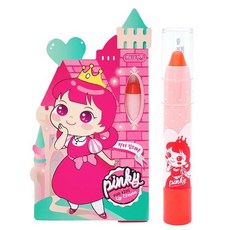 I'm PINKY 韓國兒童潤色護唇膏（三色可選）2.5g【現貨】保濕 椰子油植物萃取 安心 孩童口紅, 03珊瑚橘, 1支