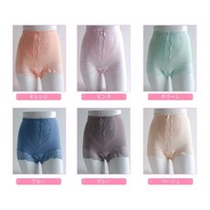 渡嘉毛織 女用高腰蕾絲輕尿失禁褲 30cc, L,橘