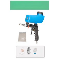 자이클랩 샌딩건 녹제거기 에어샌딩건 에어 제거, 프로페셔널 샌드블라스터 건 + 화이트 코런덤, 기본 색상