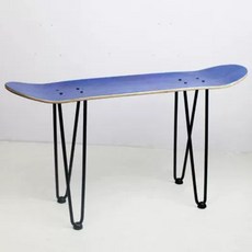 스케이트 보드 의자 테이블 체어 스케이트보드다리 롱보드, 블루