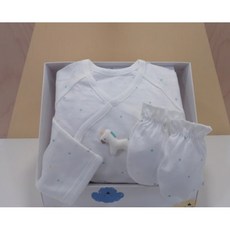 블루독베이비 IV 포니뱀부배내저고리+손싸개선물세트 4617000001+4617000802 출산백일돌 3339086