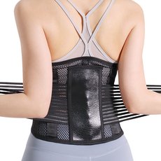 정직한닥터 가벼운 허리보호대 허리복대 벨트 남녀공용, 1개